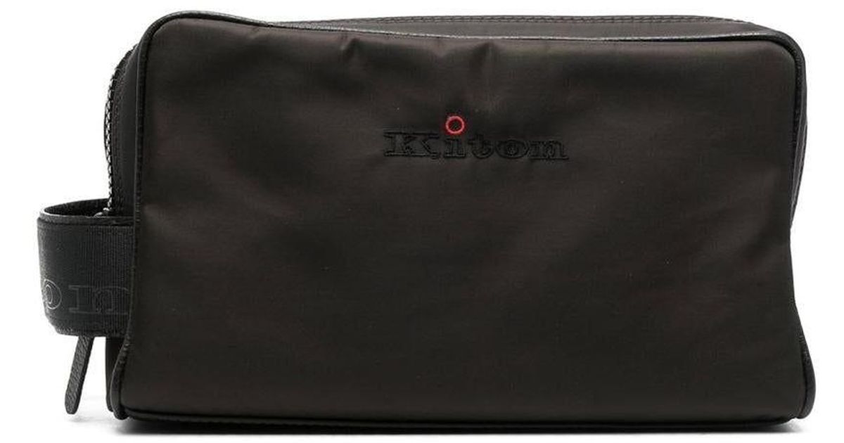 Kiton Clutch Bags in Black for Men | Lyst