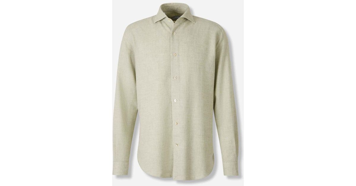 Vincenzo Di Ruggiero Dress Shirt in White for Men | Lyst UK