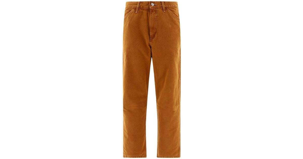 Levi's 568 Carpenter Jeans in Brown for Men | Lyst