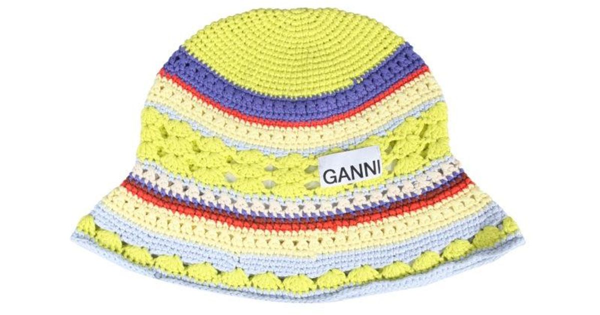crochet hat ganni
