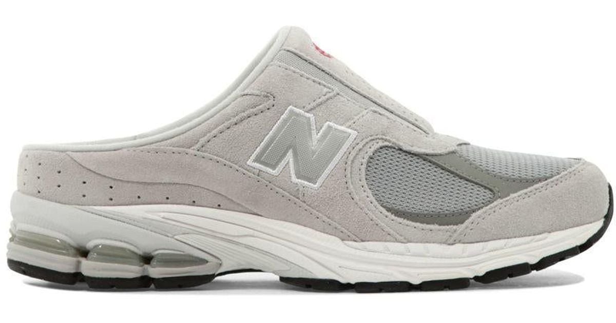 New Balance 2002 R Slippers in White for Men | Lyst