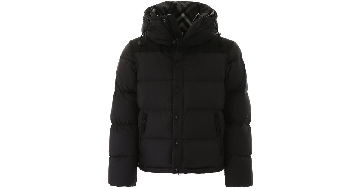 Burberry Synthetic Lockwell Puffer Jacket With Removable Sleeves in ...