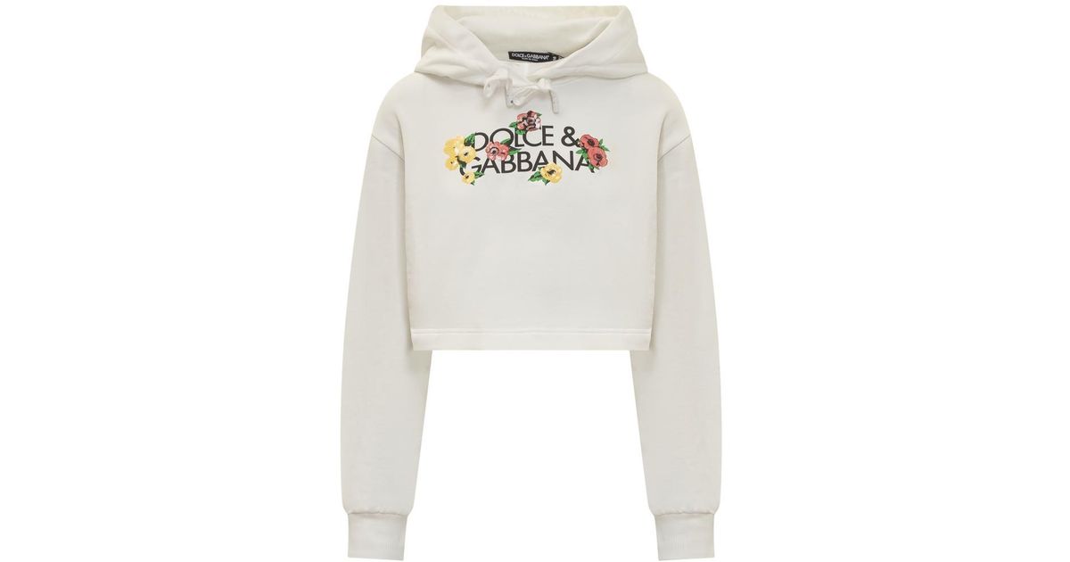 Dolce Gabbana Hoodie in White Lyst Canada