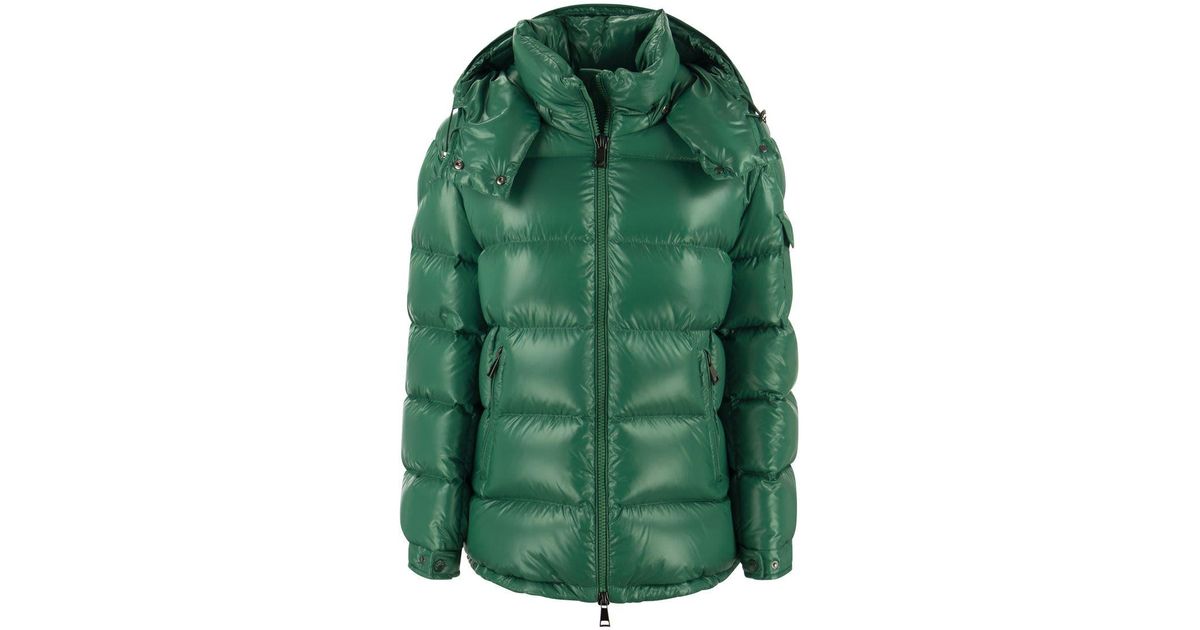 Moncler Maire - Short Down Jacket in Green | Lyst
