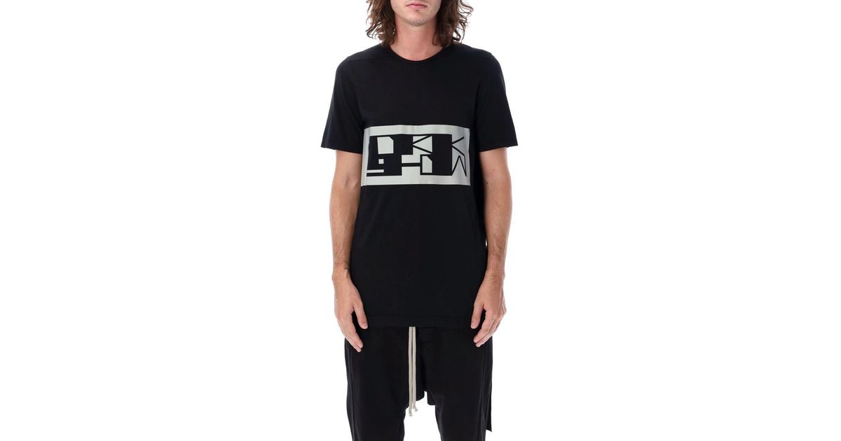 Rick Owens DRKSHDW Level T T-shirt in Black for Men | Lyst