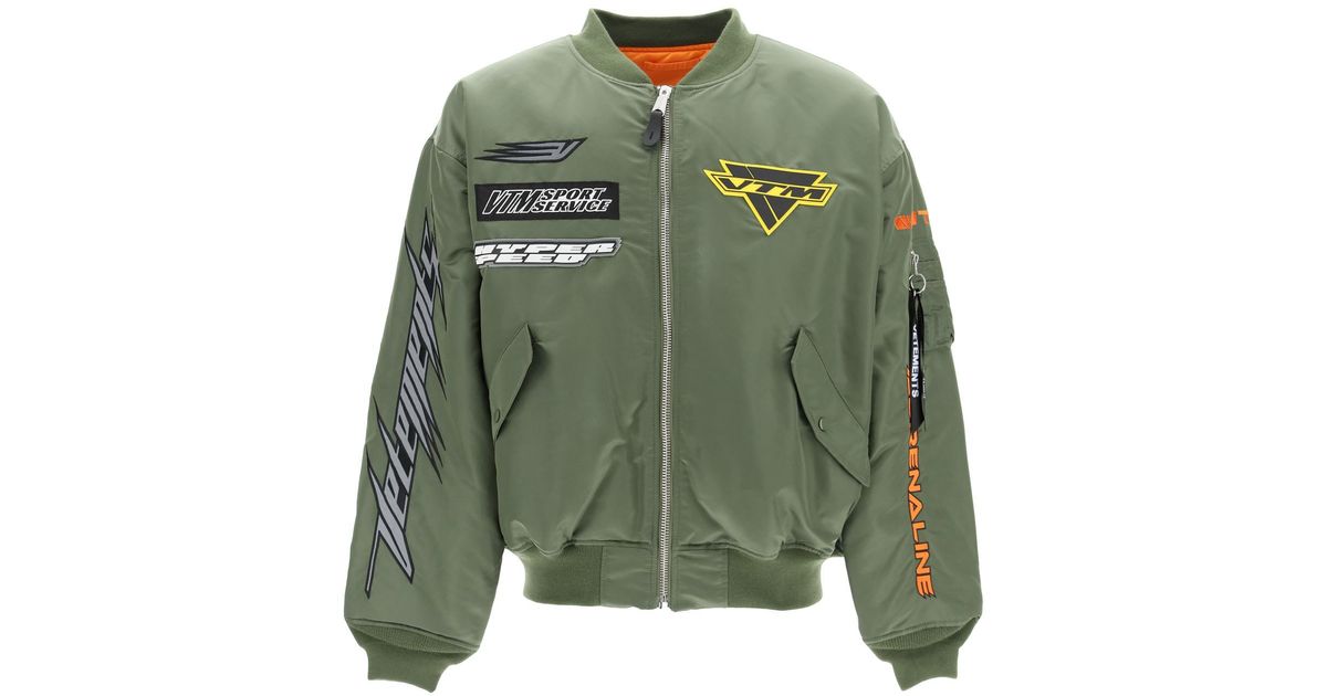 vetements racing jacket