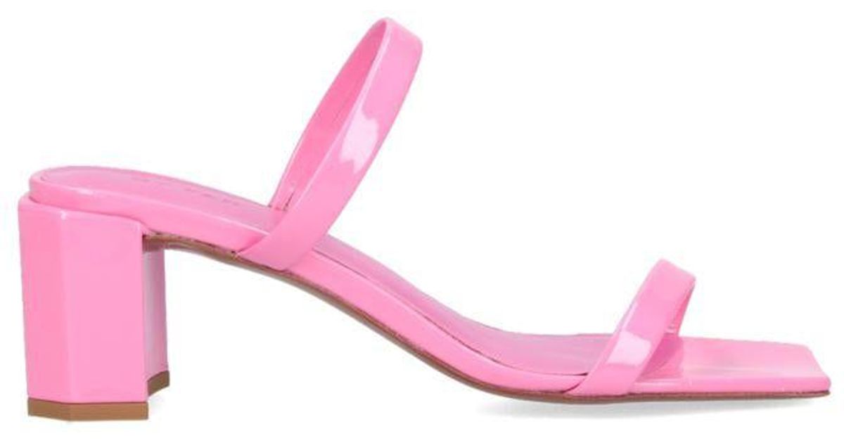 BY FAR 'liptick Tanya' Sandals in Pink | Lyst