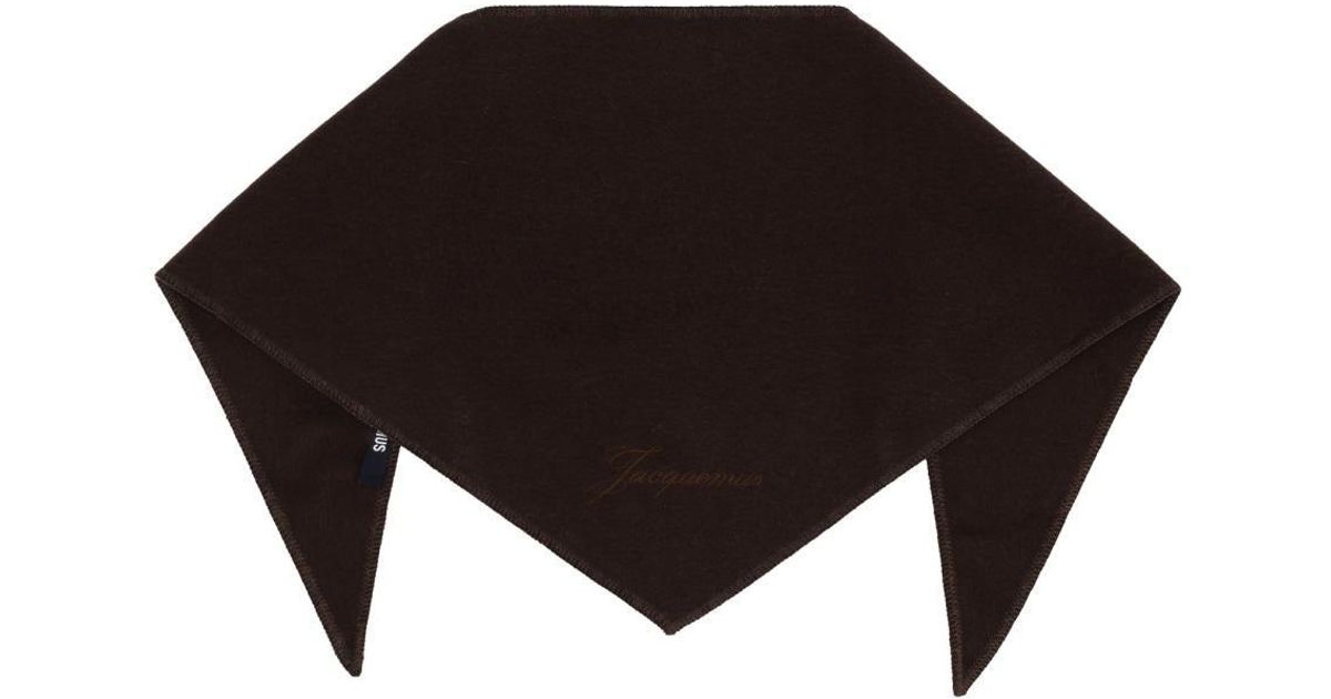 JACQUEMUS Women's Cashmere Bandana White