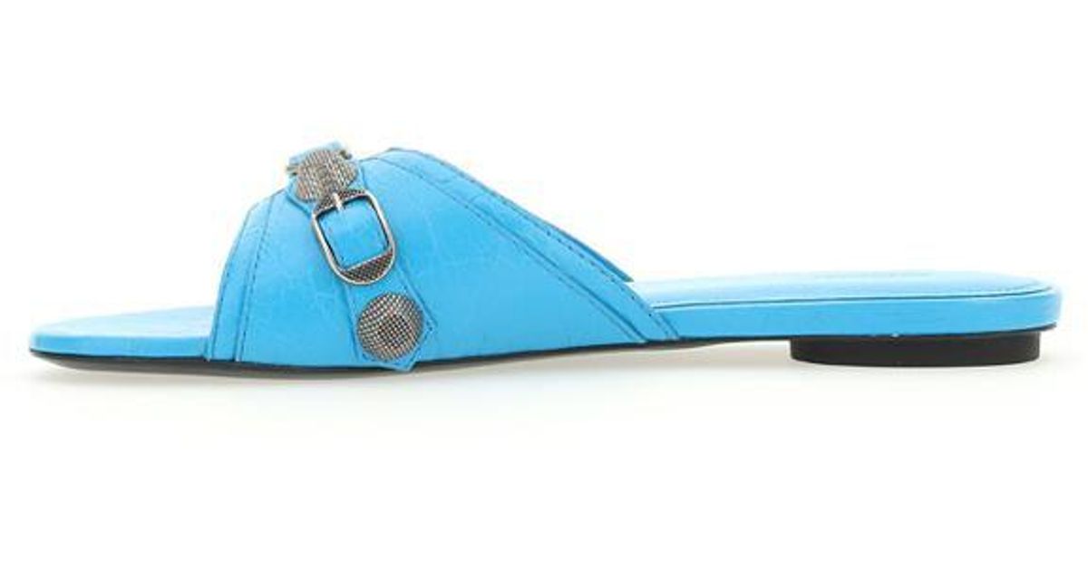 balenciaga sandals blue