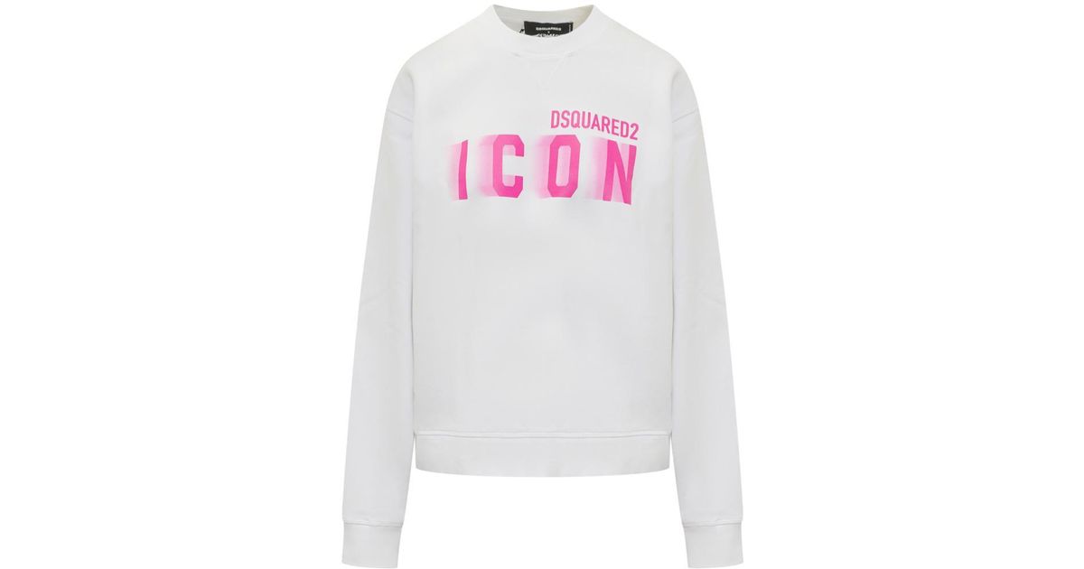Dsquared white online hoodie
