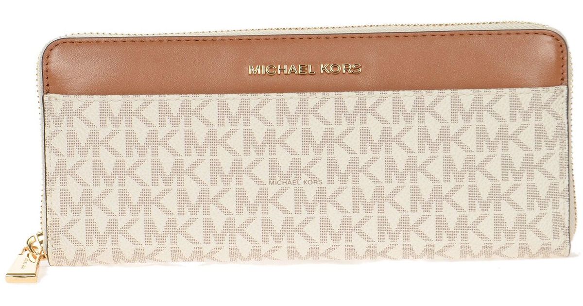 brown wallet michael kors