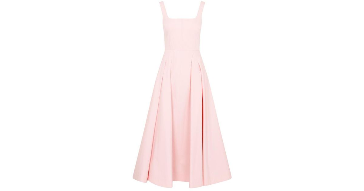 Sportmax Fantino Cotton Dress in Pink | Lyst