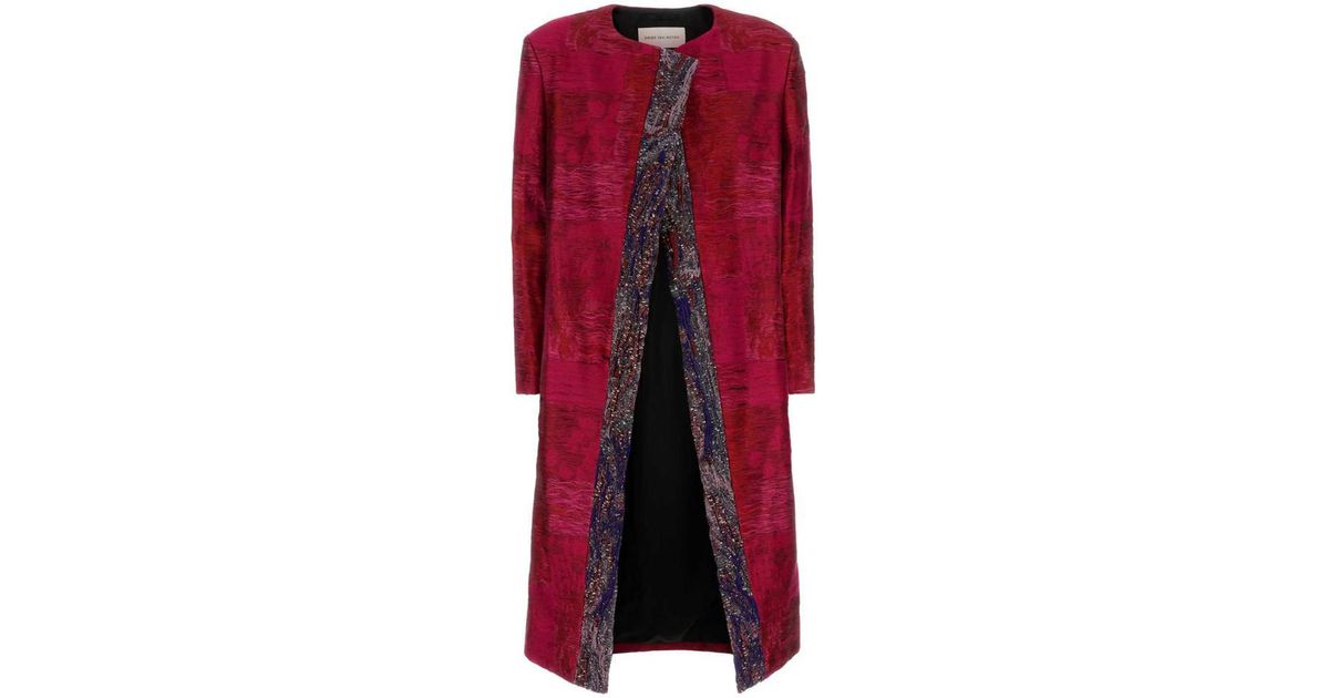 ジャケット DRIES VAN NOTEN Embroidered Viscose Blend Romina Vest Dries Van Noten Embroidered Viscose Blend Romina Vest