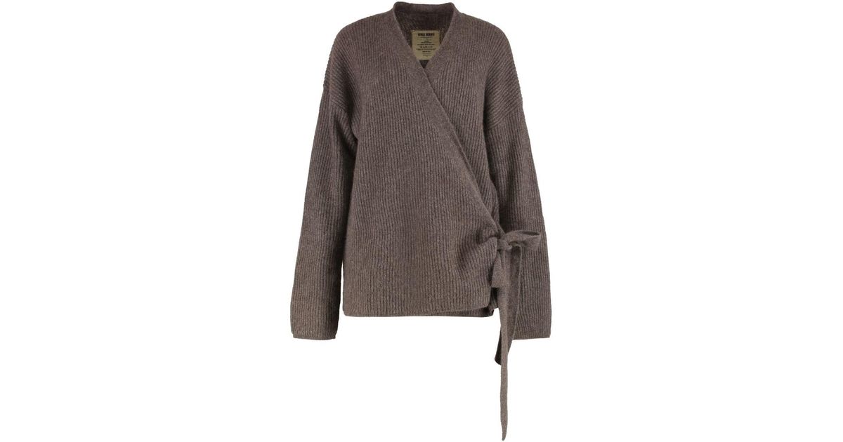 Uma Wang Cardigan in Brown | Lyst UK