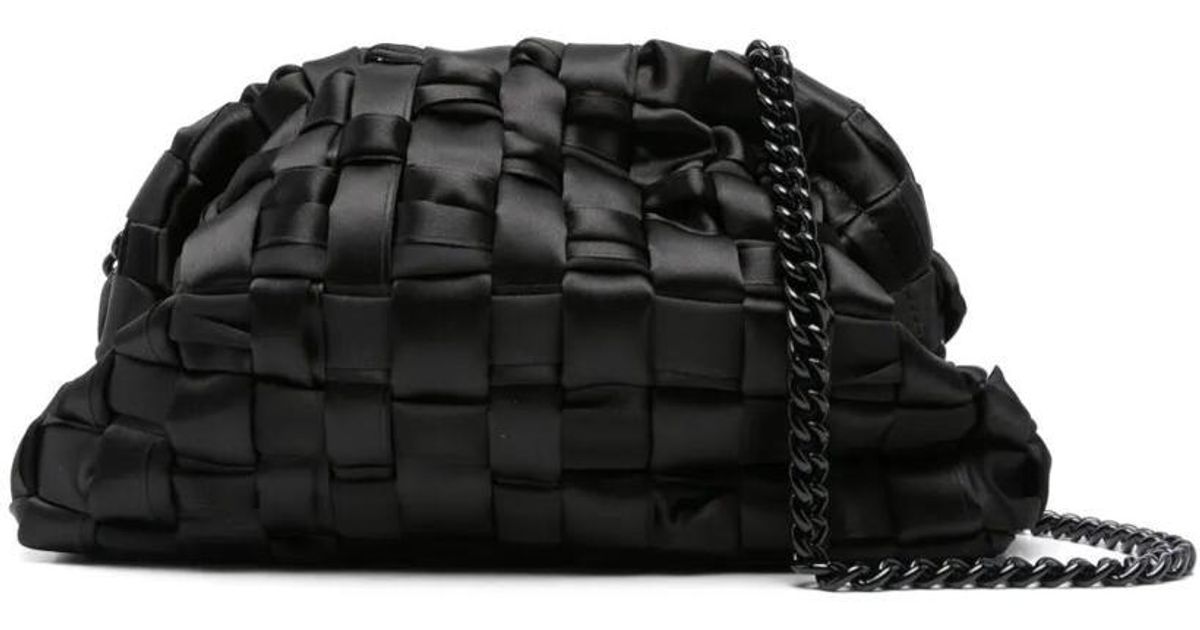 Maria La Rosa Satin Game Pouch Bags in Black | Lyst