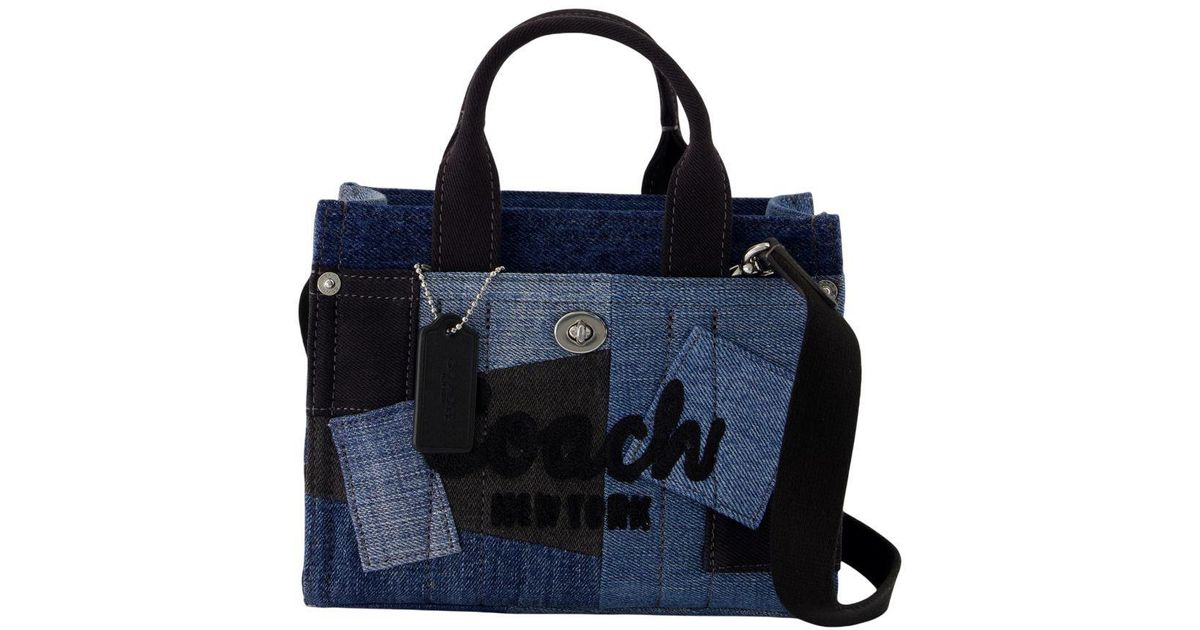COACH Patchwork Cargo 20 Tote Bag in Blue | Lyst UK