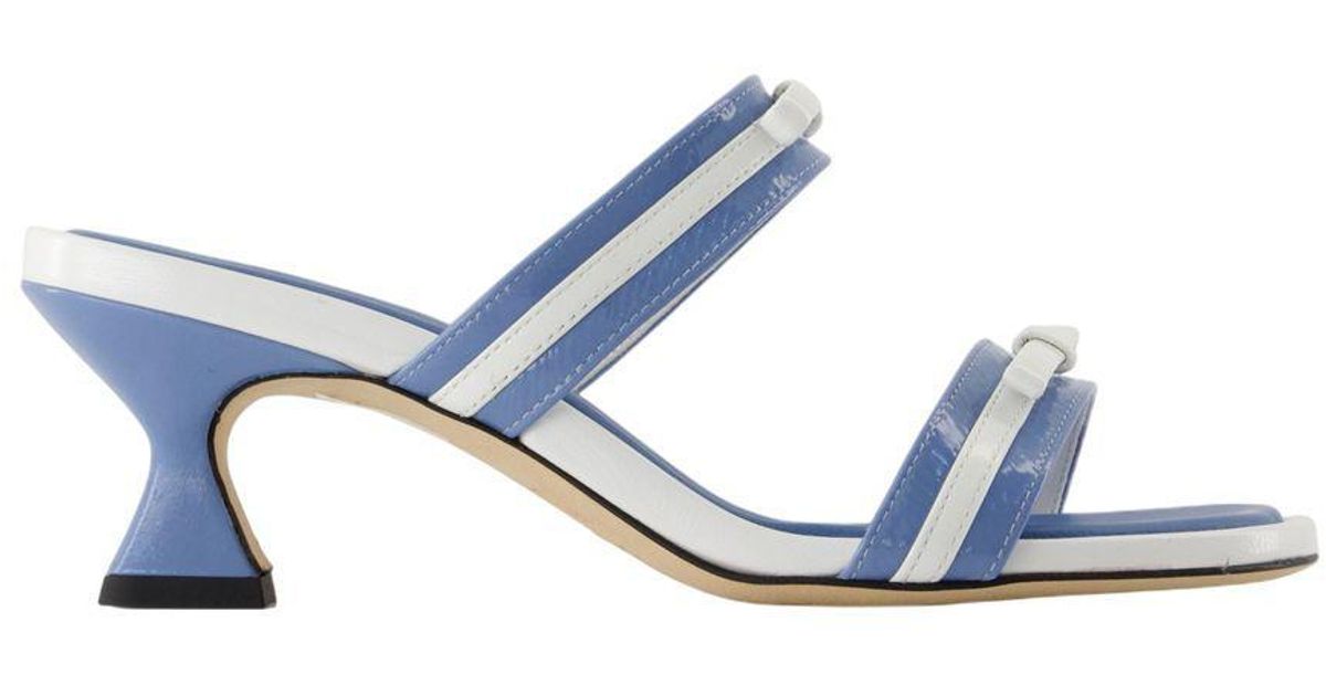 【関税込み】Luna Sandals - Carel - Leather - Blue CAREL PARIS Luna Sandals in Blue | Lyst