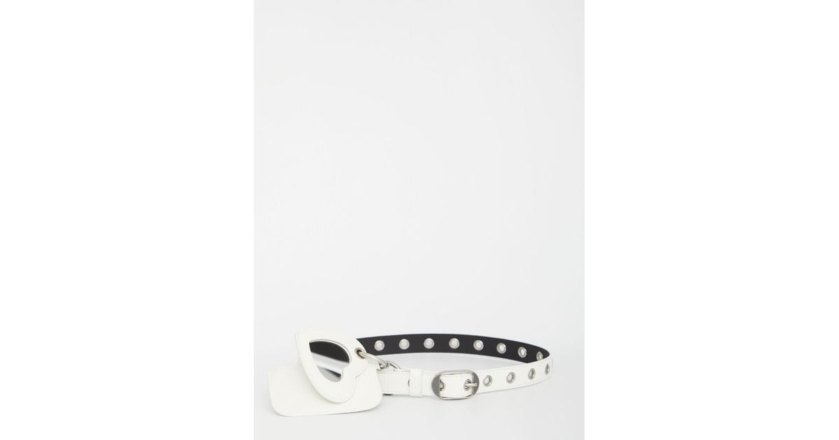Balenciaga Le Cagole Belt With Charms in White Lyst