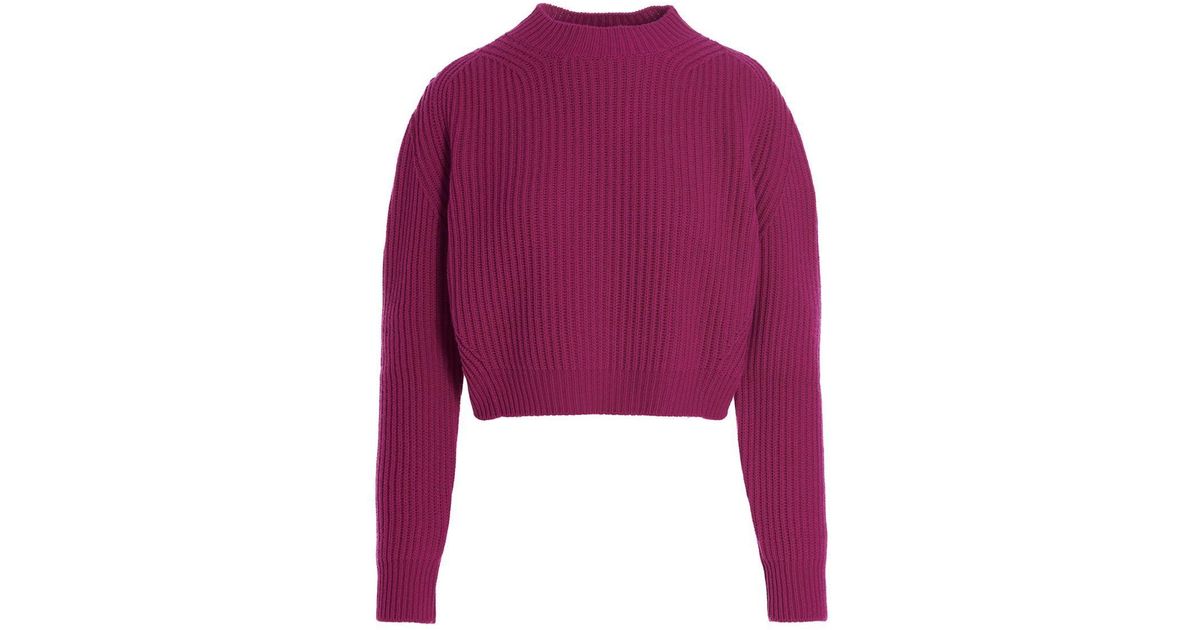 The Andamane 'kourtney' Sweater in Purple | Lyst