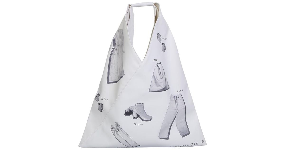 MM6 by Maison Martin Margiela Japanese Bag By In Triangle Shape With