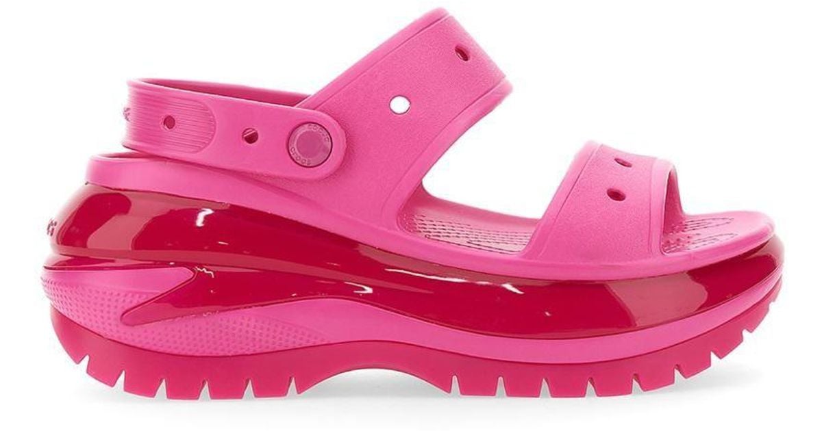 Crocs™ Mega Crush Sandal in Pink | Lyst