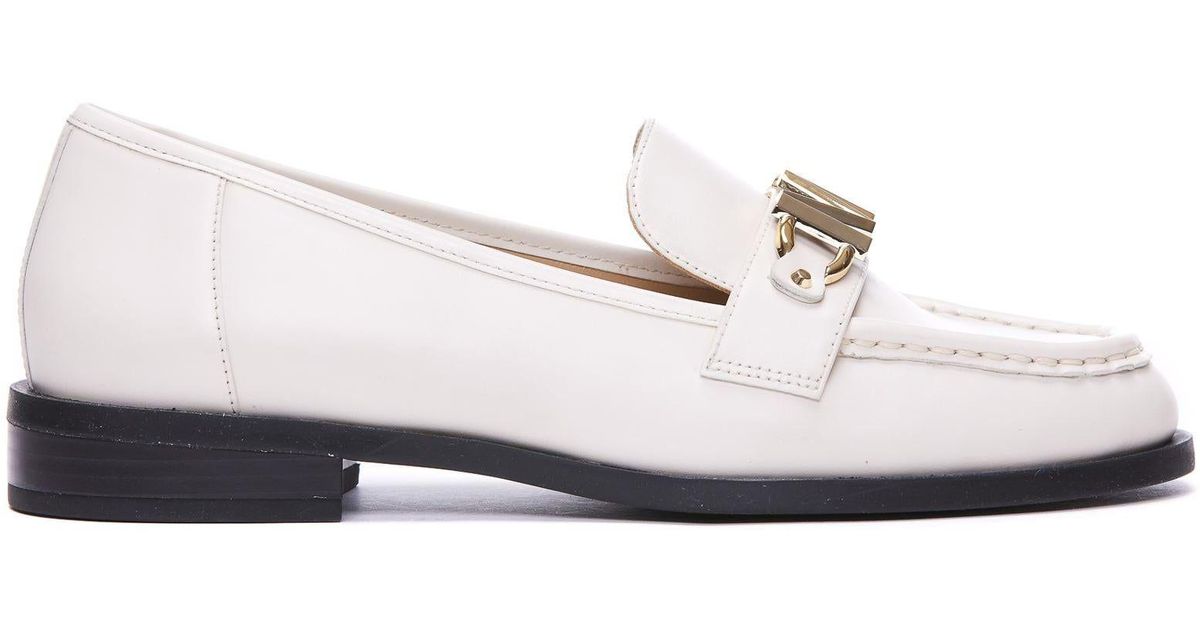 MICHAEL Michael Kors Flat Shoes in White | Lyst