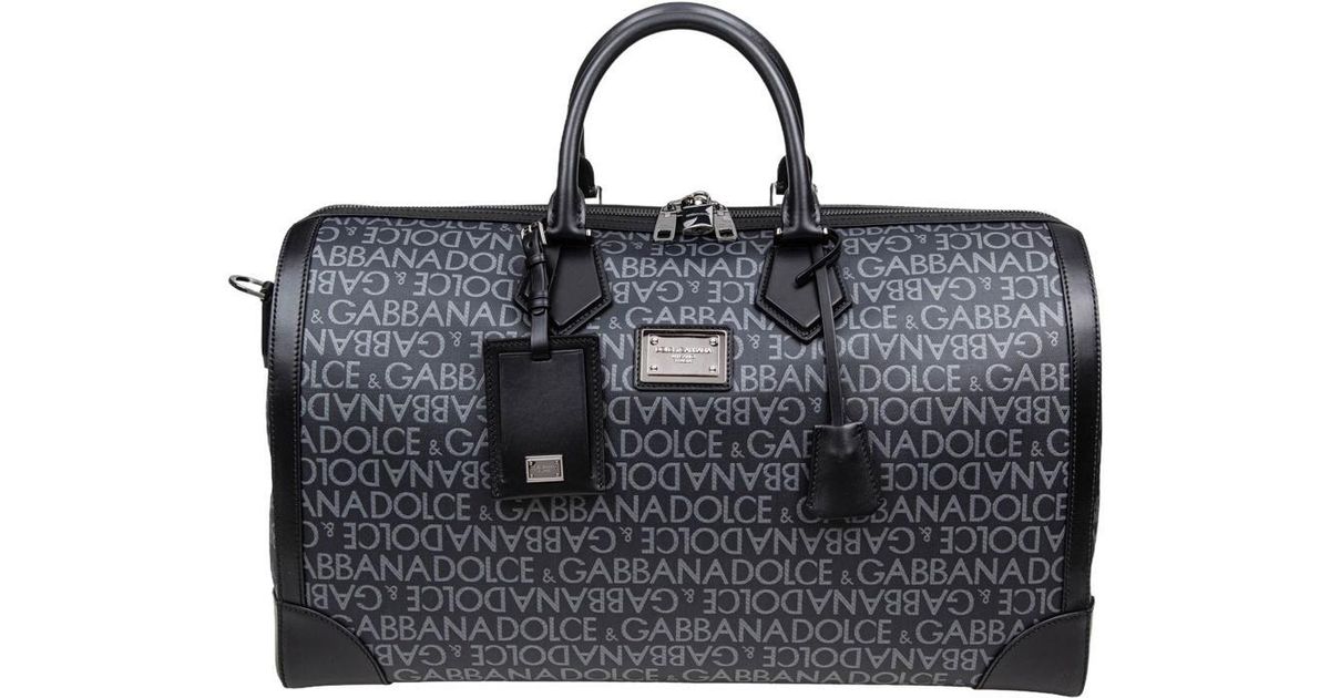 Dolce Gabbana Duffel Bag in Black for Men Lyst Canada