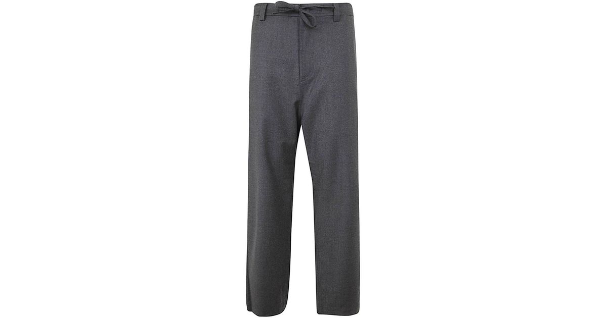 パンツ SOFIE DHOORE LOW CROTCH PANTS WITH ZIP AND DRAWSTRING Sofie D ́hoore Low Crotch Pants With Zip And Drawstring in