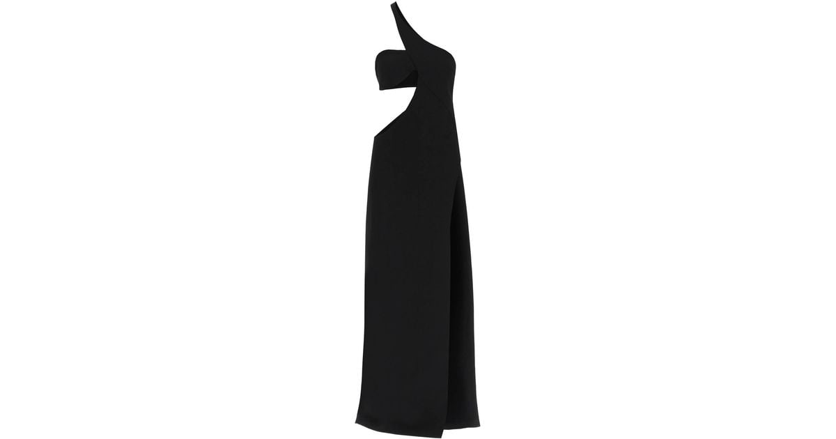 Womens Dresses Monot Dresses Monot Long Dress With Cut-out Detailing in Black Save 33% 