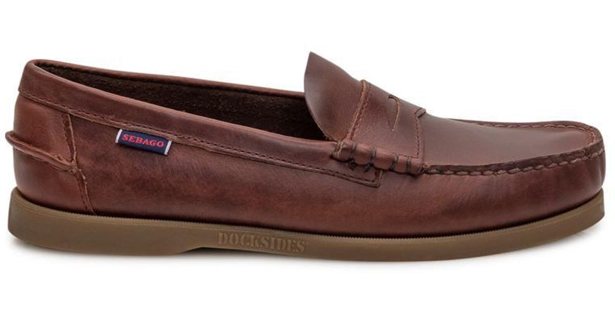 Sebago Moccasin in Brown for Men | Lyst