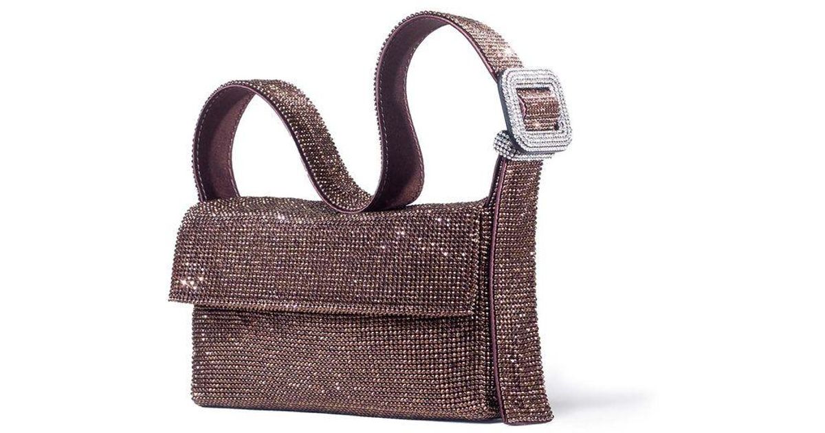 Benedetta Bruzziches Vitty La Mignon Shoulder Bag in Brown Lyst UK