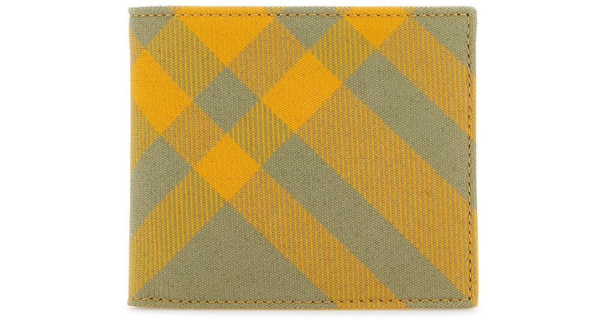 Burberry wallet 2025 mens yellow