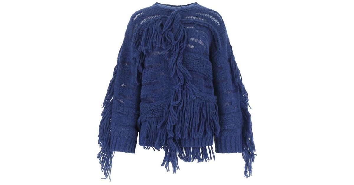 Stella McCartney Tella Mccartney Knitwear in Blue | Lyst
