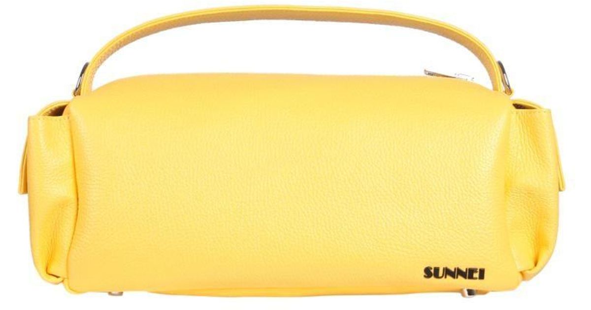 Sunnei Labauletto Bag in Yellow | Lyst