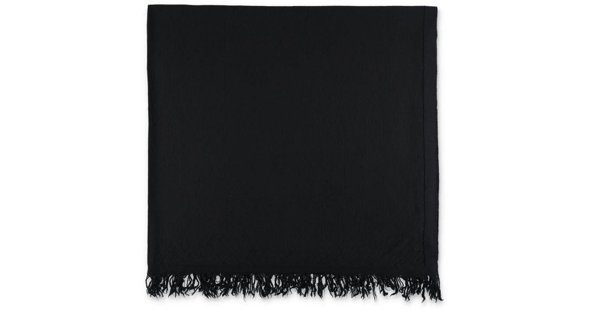 Rick Owens Cashmere Blanket in Black for Men | Lyst