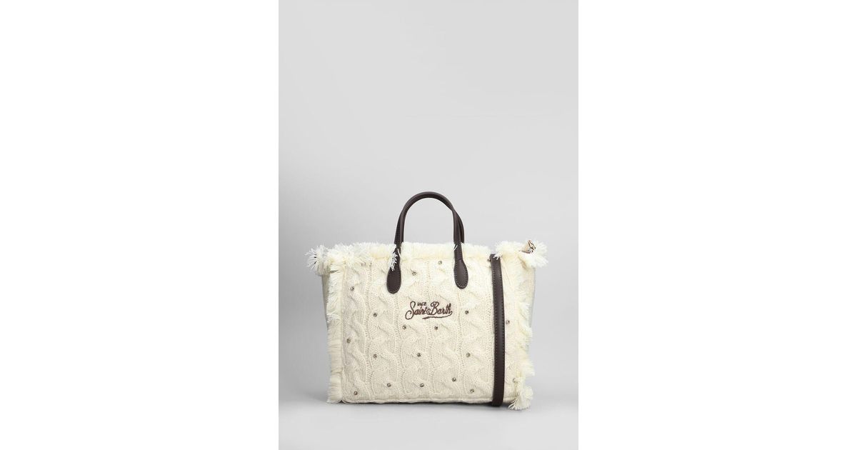 Mc2 Saint Barth Colette W Tote in Natural Lyst UK
