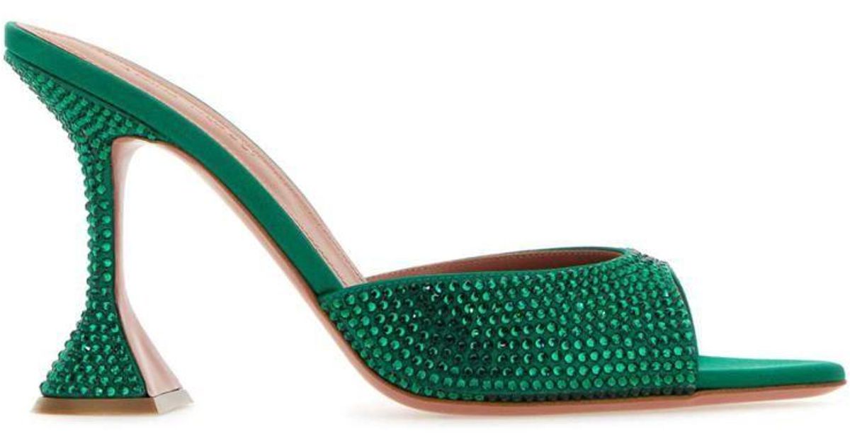 AMINA MUADDI Sandals in Green | Lyst