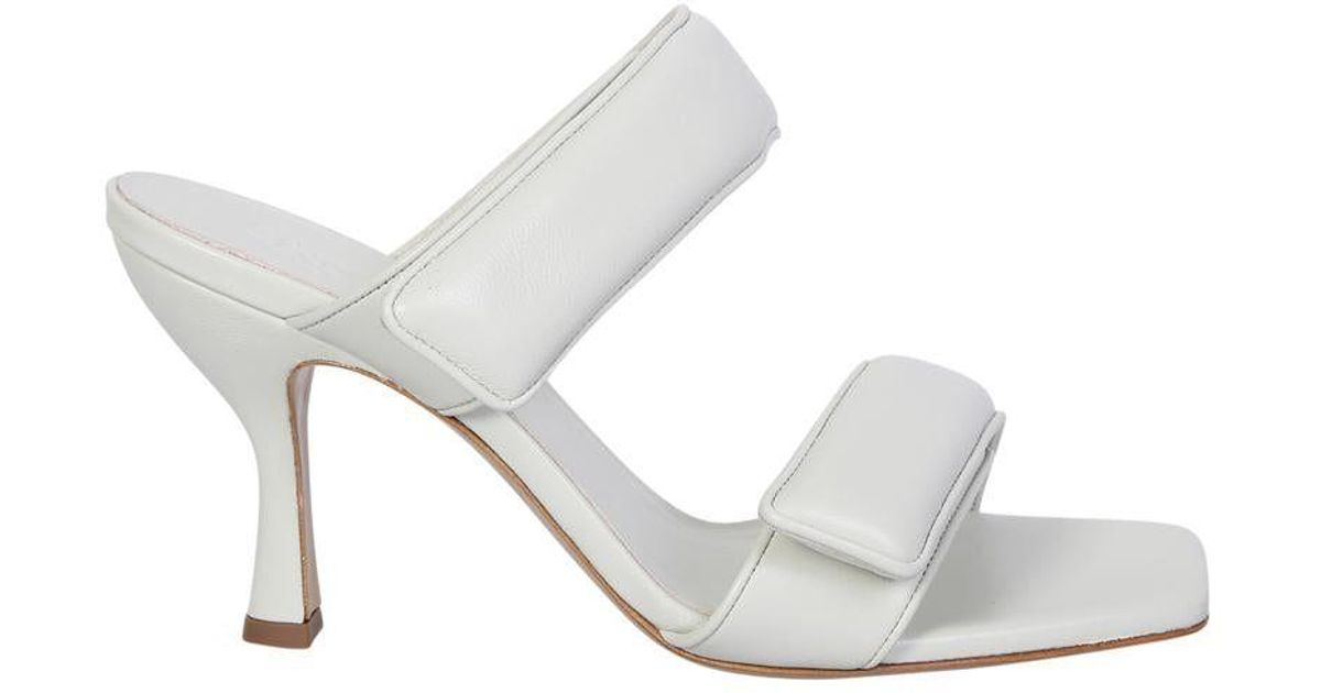 Gia Borghini Sandals in White | Lyst