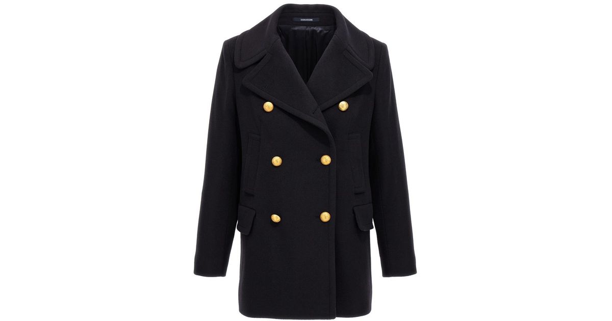 Tagliatore Blanche Coats, Trench Coats in Blue | Lyst