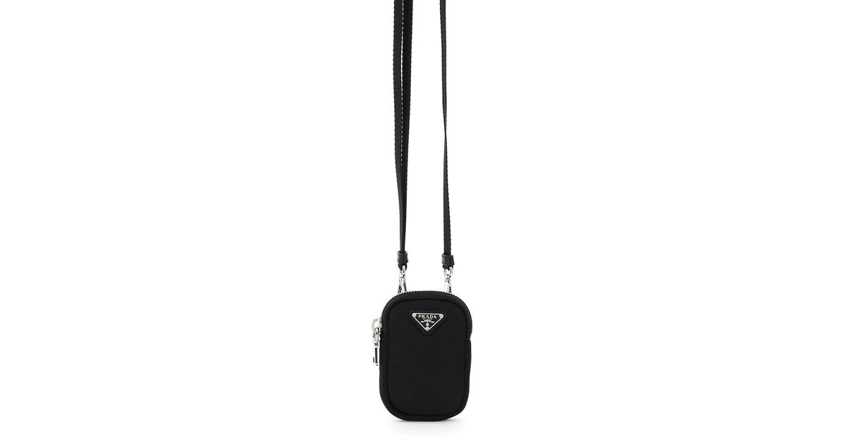 Prada mini hotsell pouch