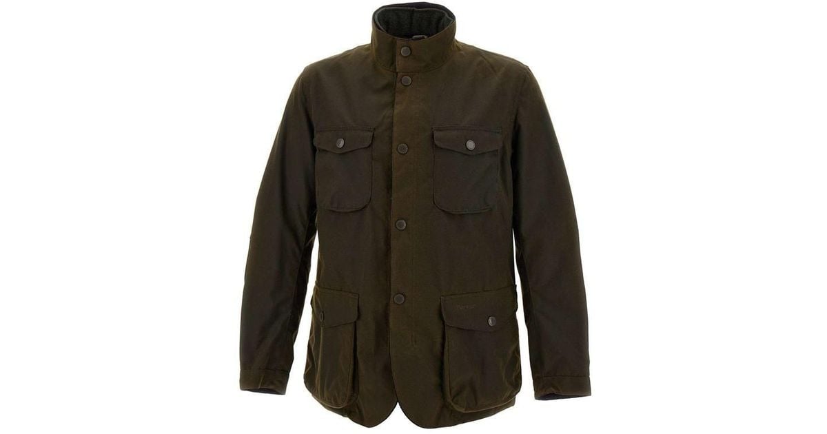 Barbour "ogston Wax'' Cotton Jacket in Black for Men Lyst