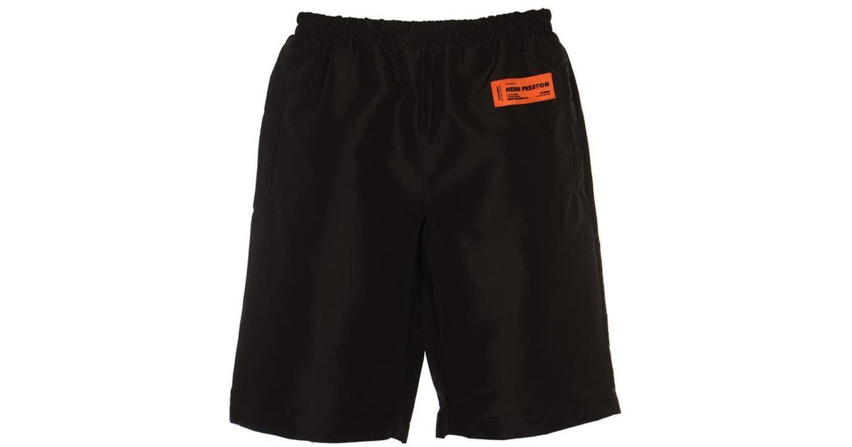 Heron Preston Ex-ray Nylon Shorts in Black for Men | Lyst