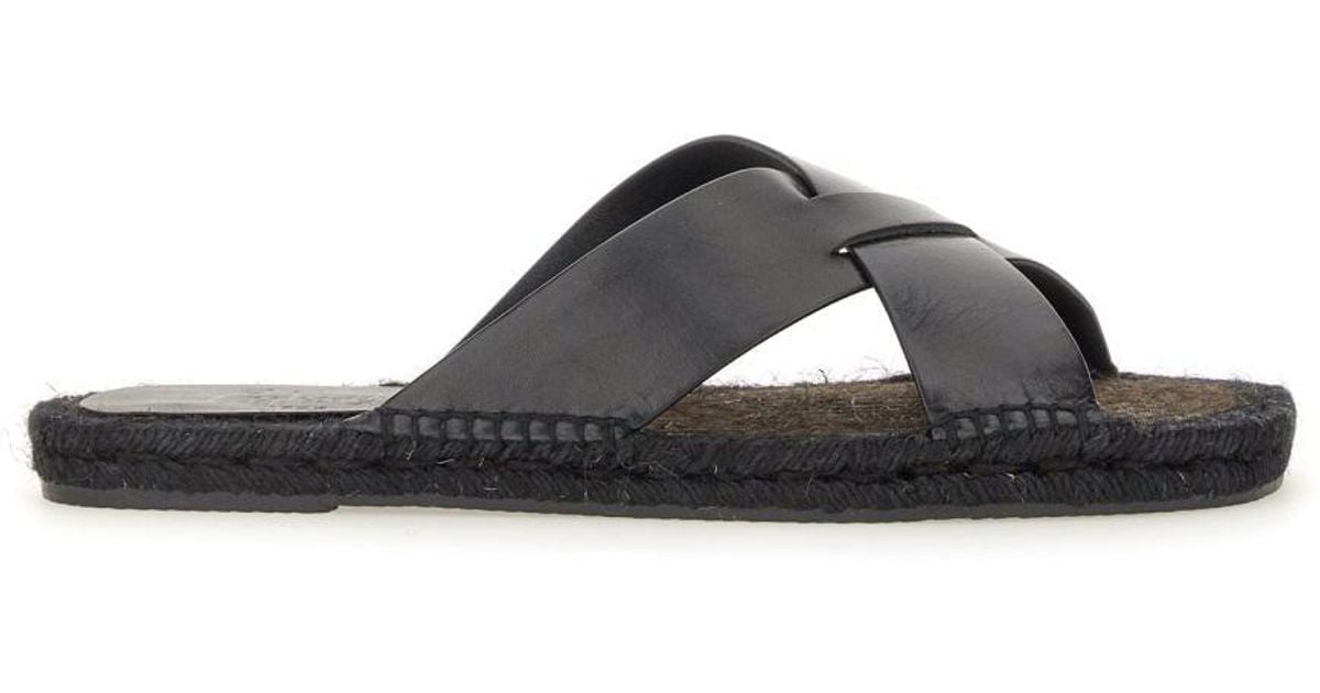 サンダル CASTANER Men Sandals Black KEANU 150 Castañer