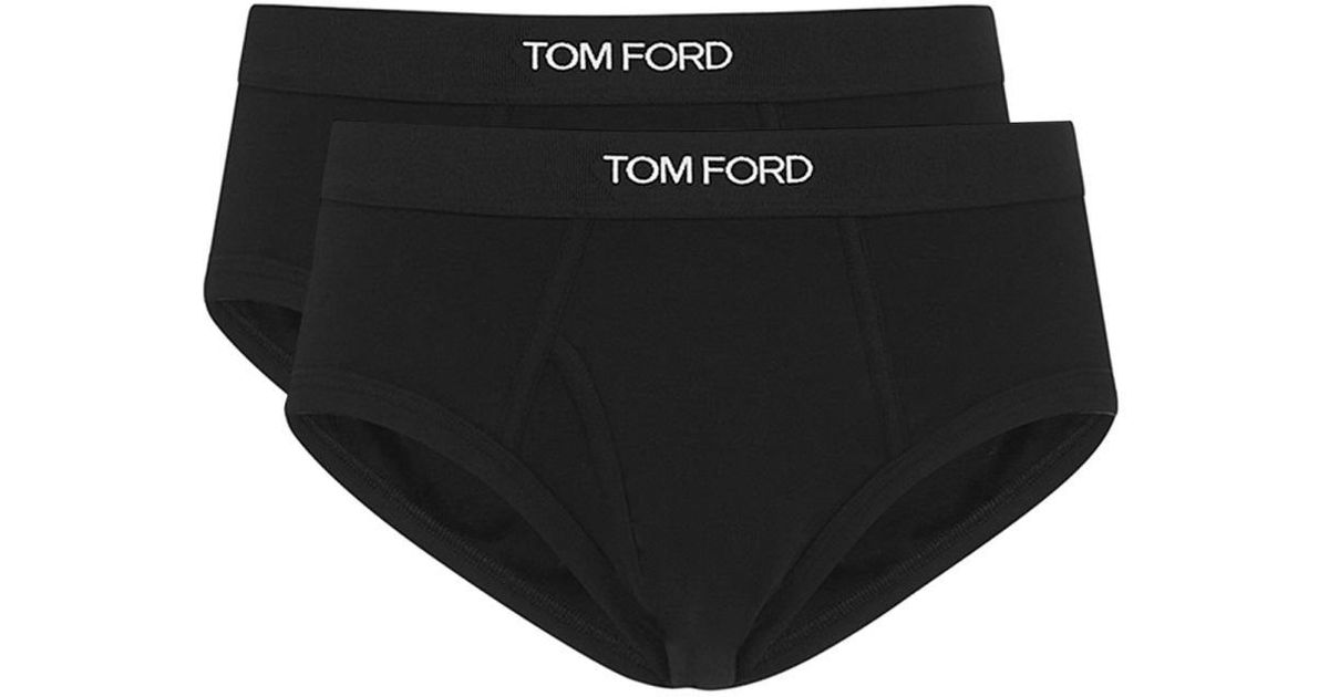 Tom Ford Pack Of Two Boxers in Black for Men | Lyst