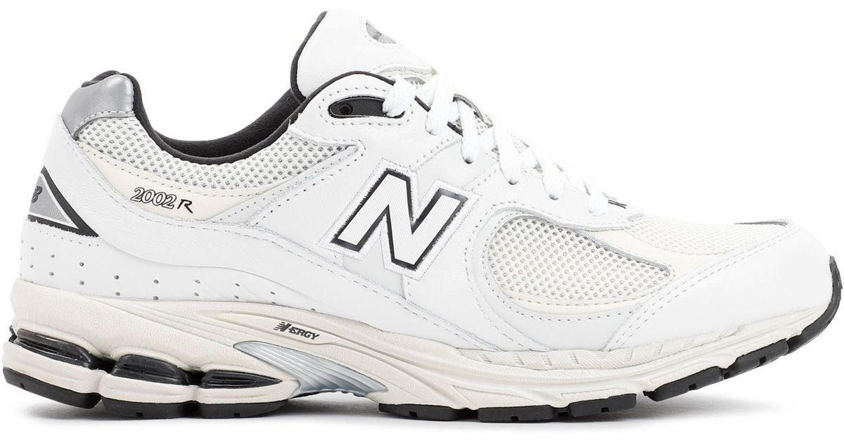 New Balance Leather 2002r Sneakers Shoes in White for Men Save 1 Lyst