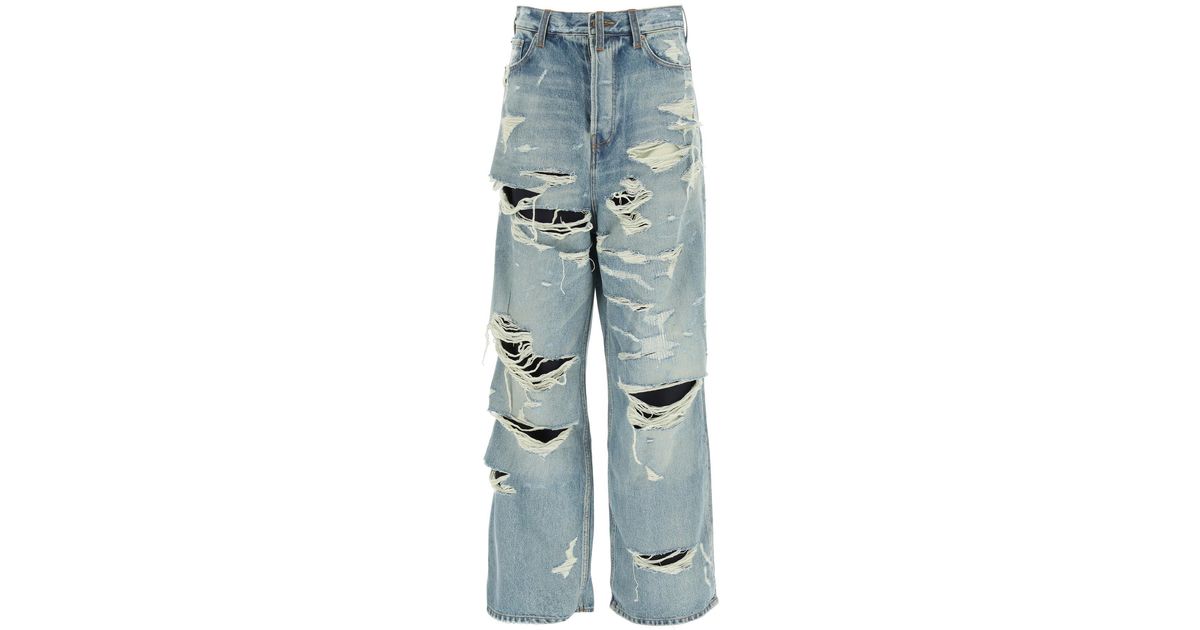 Balenciaga Denim Loose Fit Slashed 