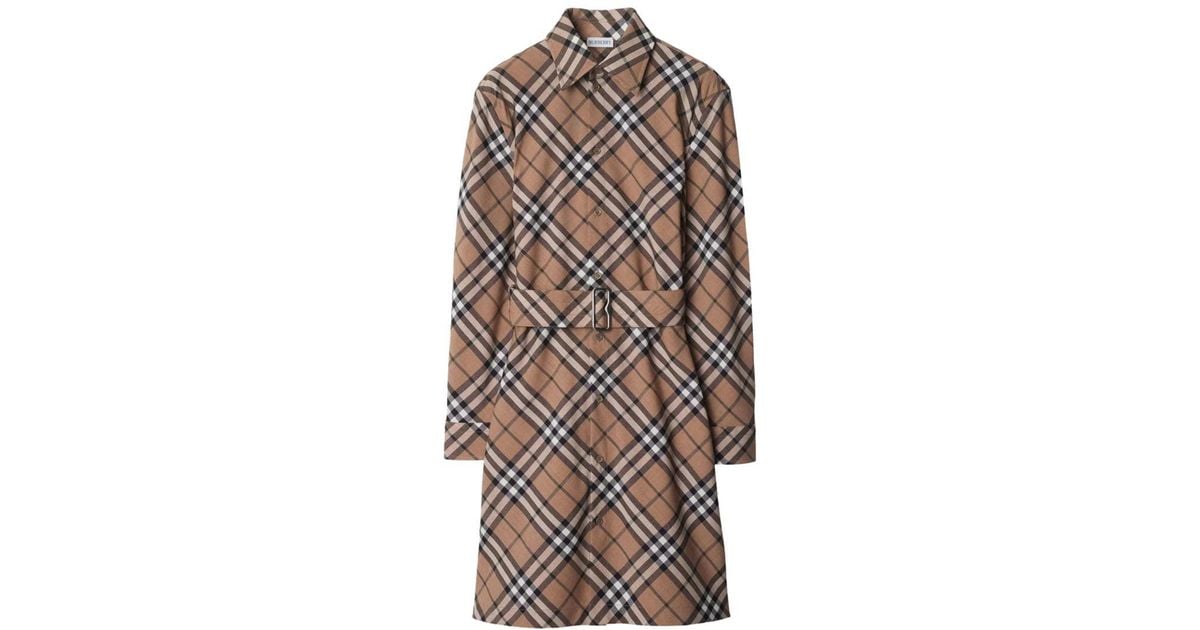 Burberry Women's Linen Dress Grey