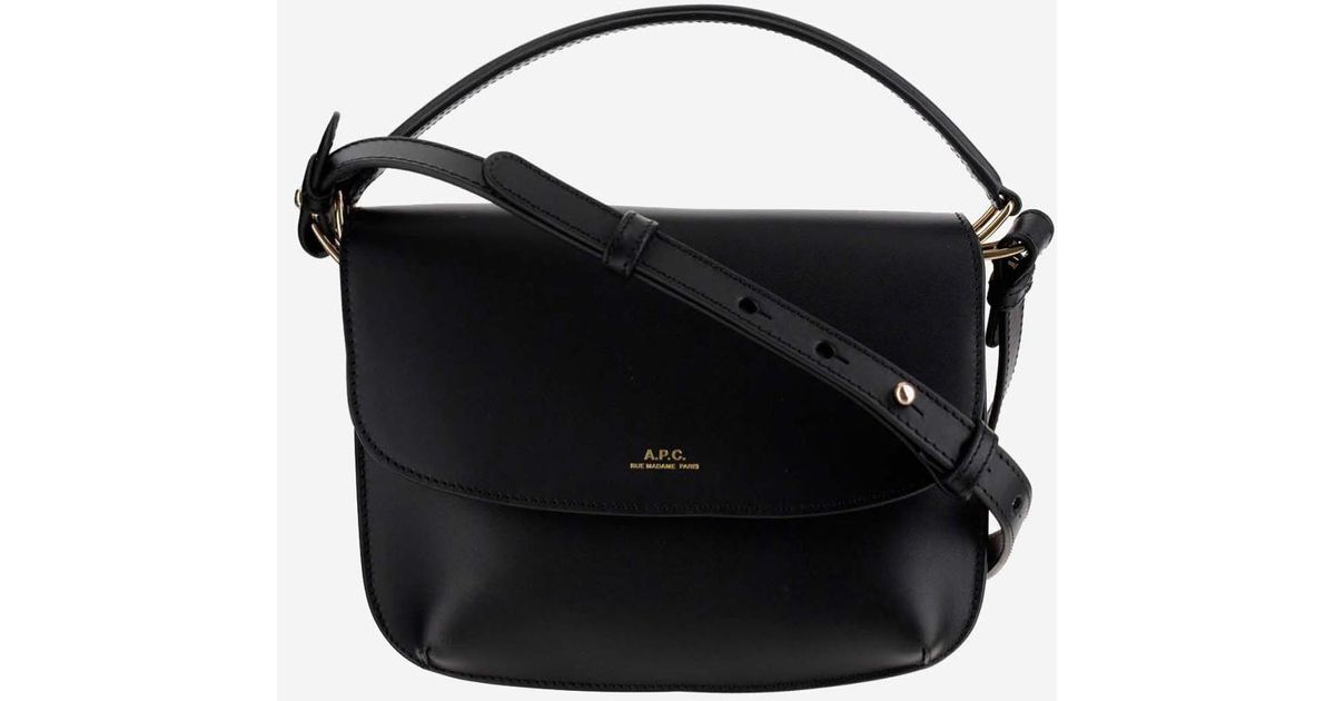 A.P.C. Mini Sarah Shoulder Bag in Black | Lyst Canada