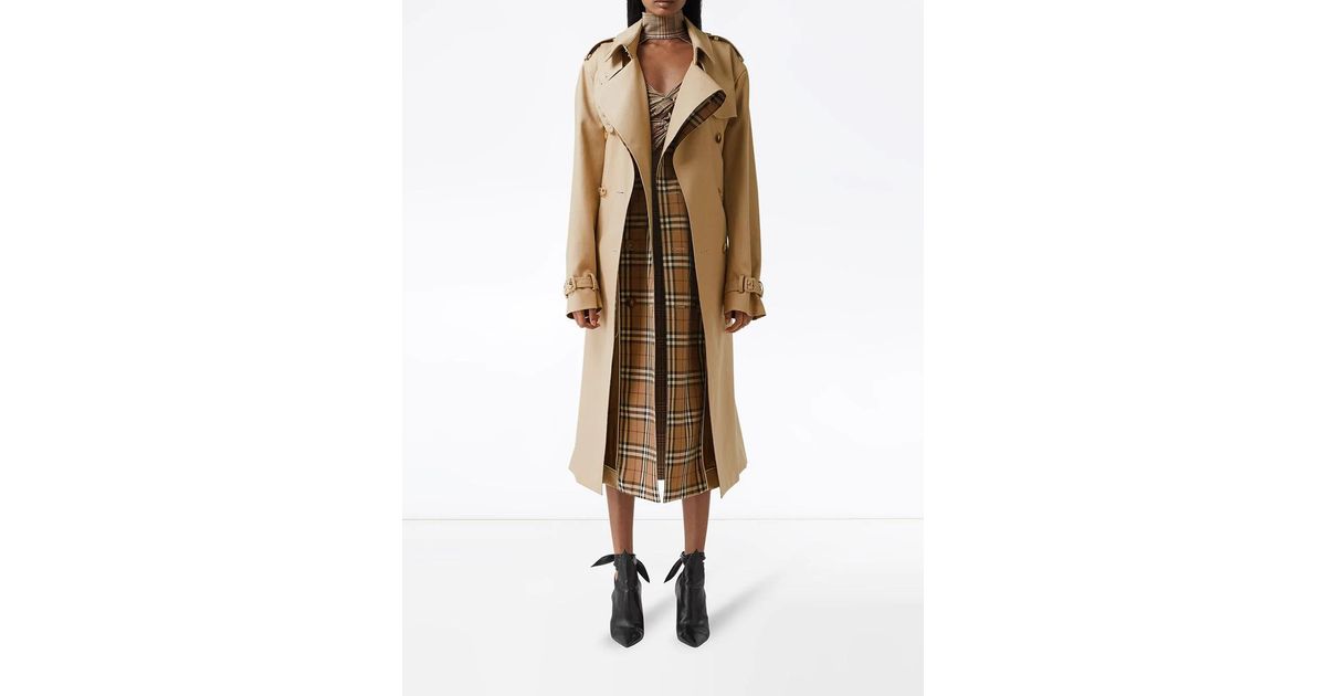 Burberry Cotton Check Panel Gabardine, Burberry Wool Twill Loopback Trench Coat