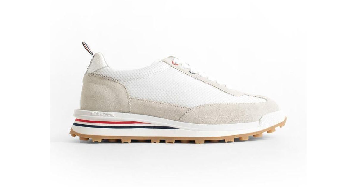 Thom browne shop white sneakers